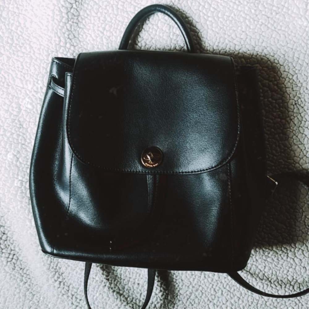 Michael Kors Black Backpack Purse